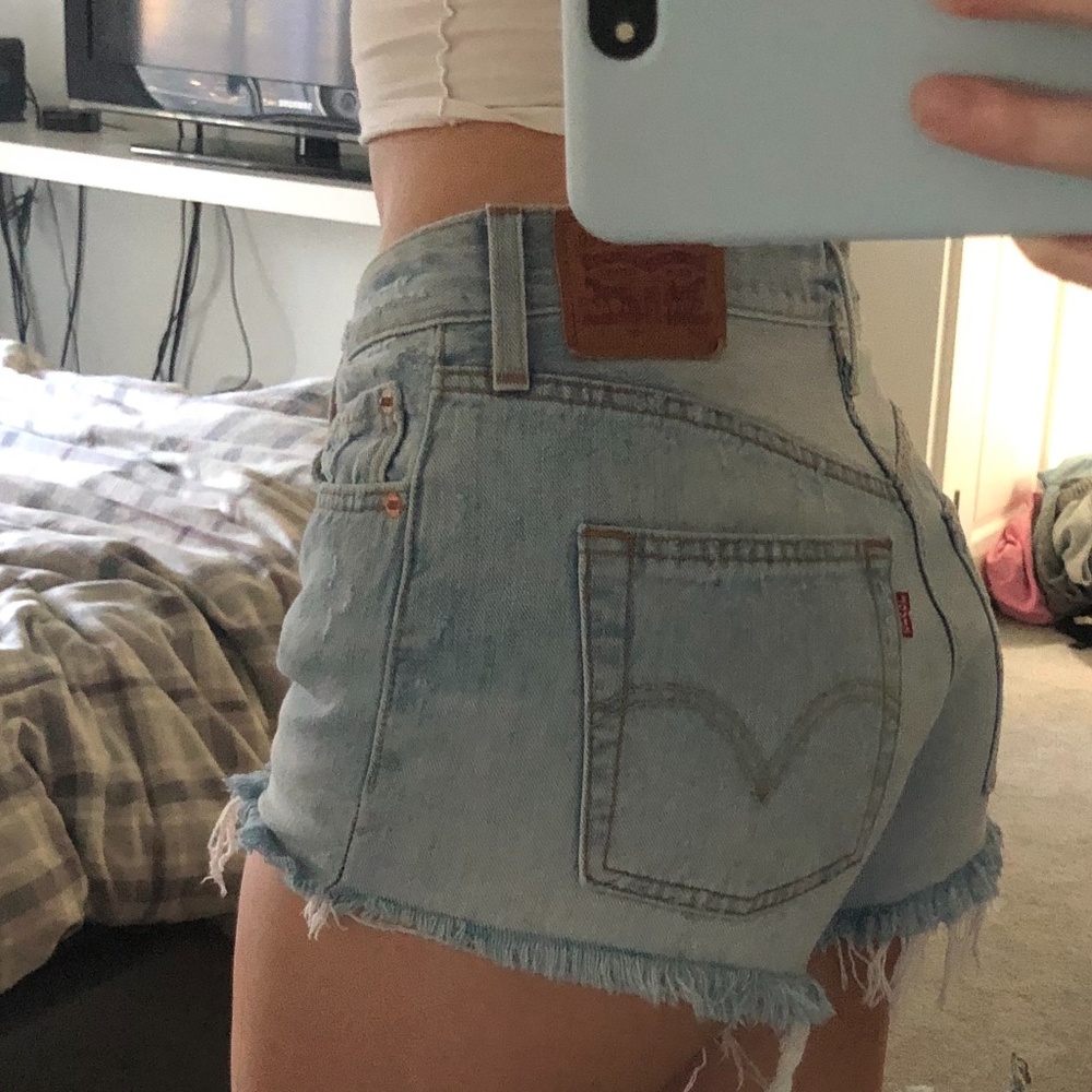 Levi's high waisted shorts